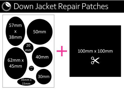 Black self adhesive repair - x9,