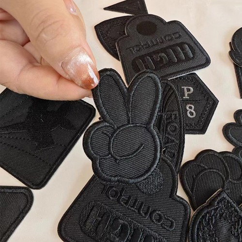 Self adhesive black patches - self,