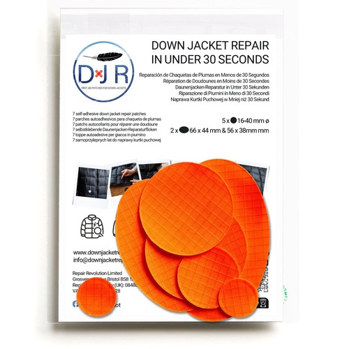 Down jacket repair - down, 7