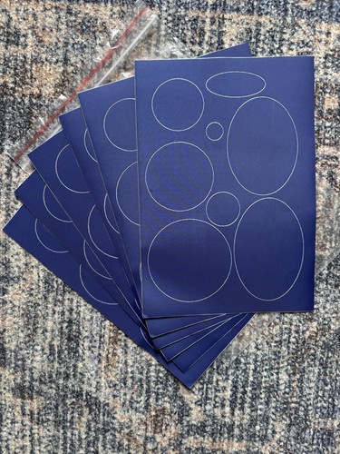 Down jacket repair patches - 6x,