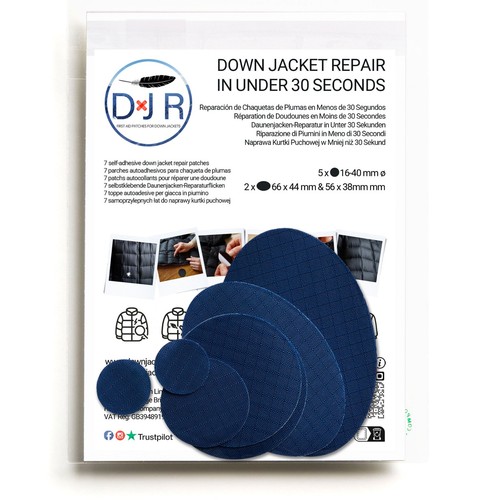 Down jacket repair patch kit - jacket,