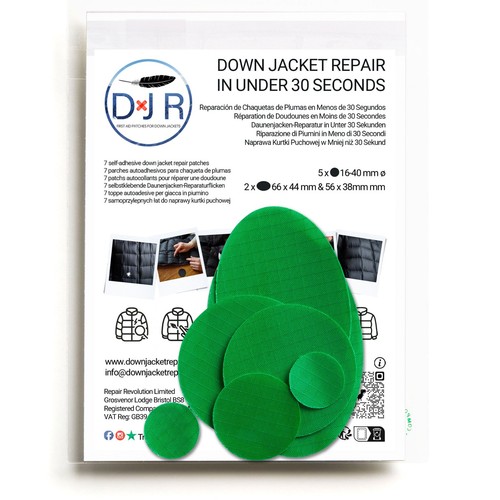 Down jacket repair patch - jacket, kit