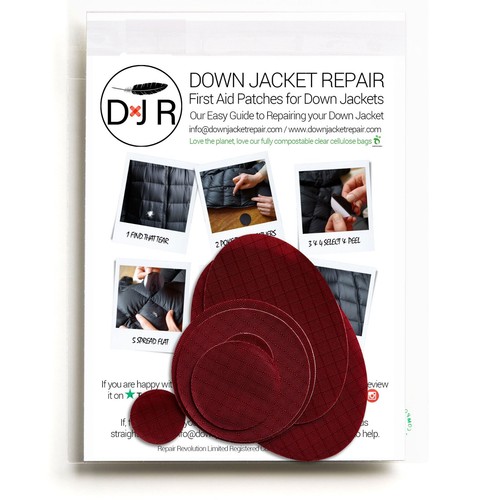 Down jacket repair - repair, patch