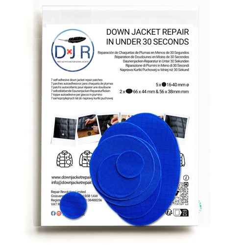 Down jacket repair patch - jacket,