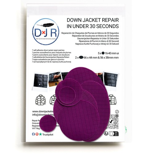 Down jacket repair patches - jacket,