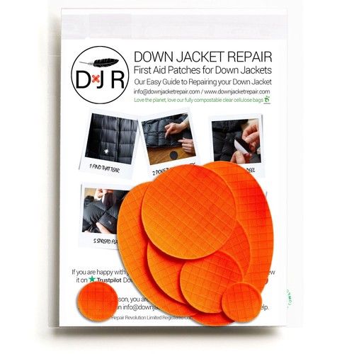 Down jacket repair patch - patch, kit
