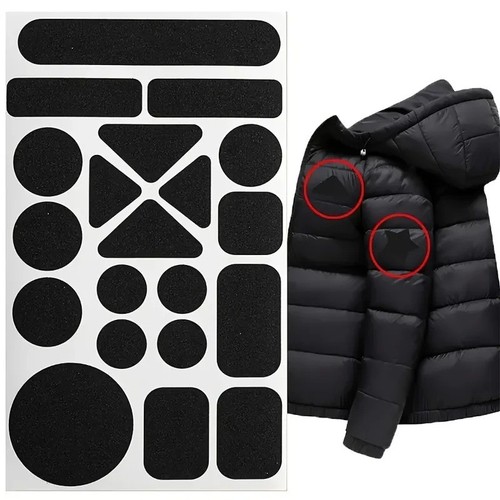 Self adhesive down jacket - down,