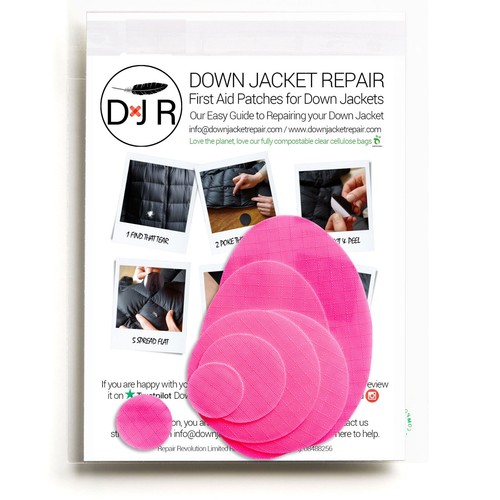 Down jacket repair patch kit - patch, 7