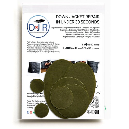 Down jacket repair patches - jacket,