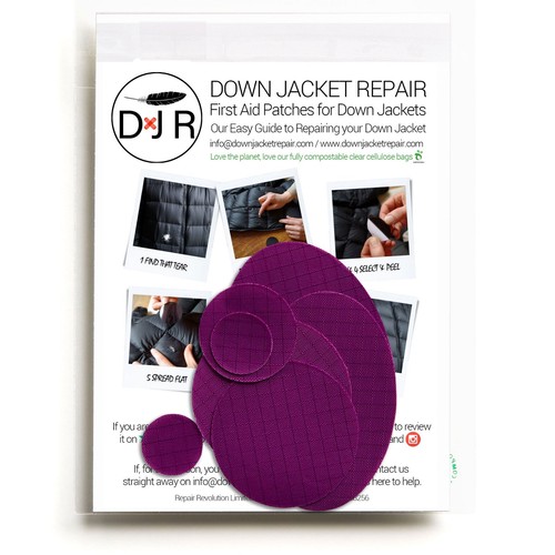 Down jacket repair - down, 7