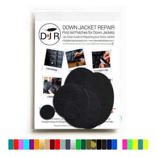 Down jacket repair - repair, kit