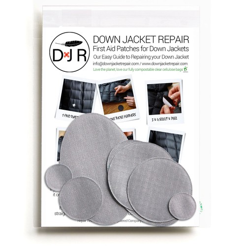 Down jacket repair patch kit - patch,